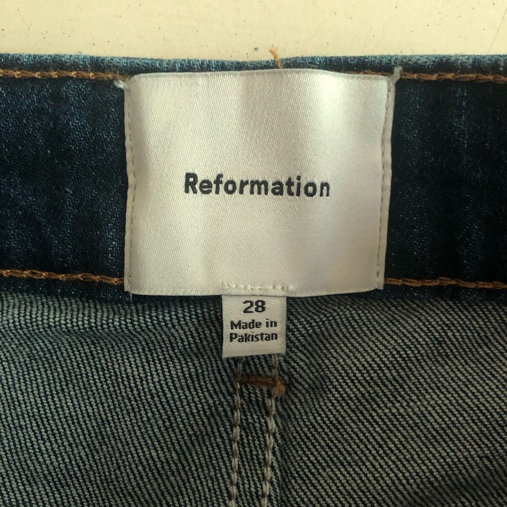 New: Reformation Bex Super Stretch High Rise Wide Leg Jeans. Size 28 - Picture 7 of 15